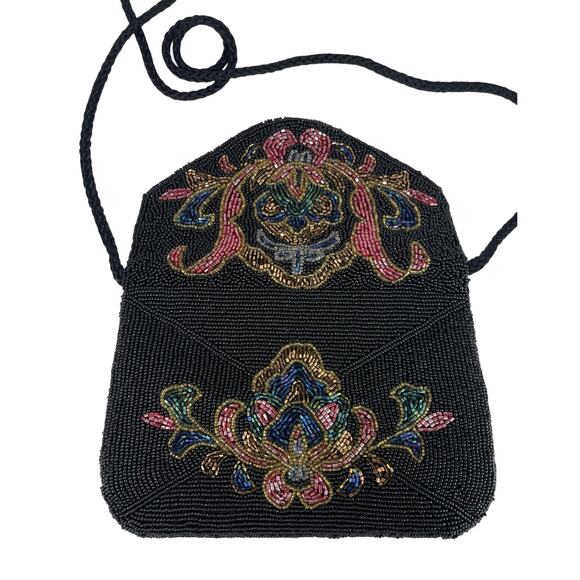 Lillian Vernon Beaded Shoulder Evening Bag - Picture 8 of 10